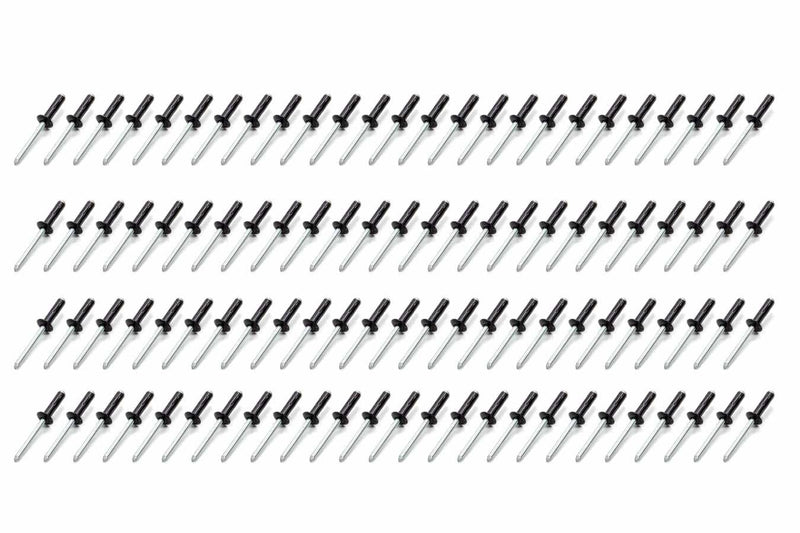 Sm Hd Rivet Black Multi -grip 100pk