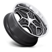 MERLOT 22X10.5 5X4.75 72 BL +6