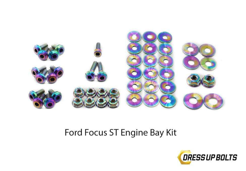 Ford Focus ST (2011-2014) Titanium Dress Up Bolt Engine Bay Kits