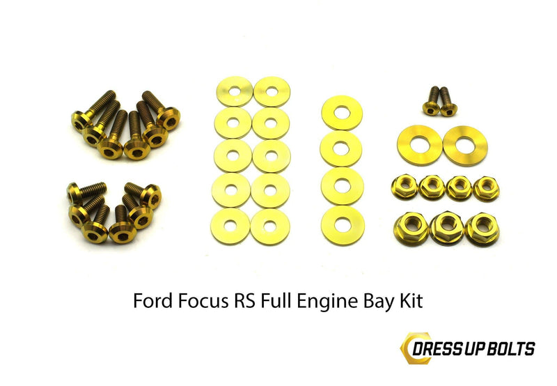 Ford Focus RS (2016-2018) Titanium Dress Up Bolt Engine Bay Kit