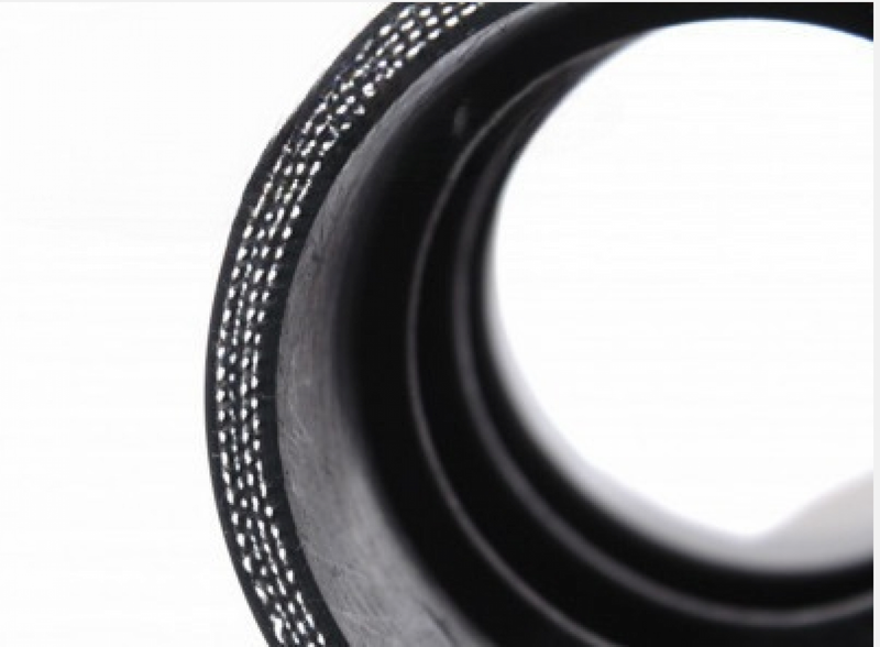 BOOST Products Silicone Coupler with single Hump, 3-1/2" ID, Black