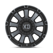XD852 20X10 6X135/5.5 S-BLK GTCC -18MM
