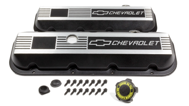 Chevrolet Performance Aluminum Valve Covers - BBC- Short