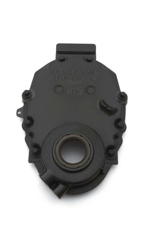 Chevrolet Performance SBC Front Timing Cover - Black Plastic