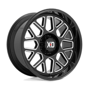 XD849 20X12 6X5.5 G-BLK MILL -44MM