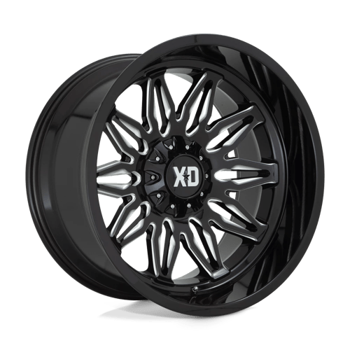 XD859 22X12 5X5/5.5 G-BLK MILLED -44MM