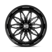 XD859 22X12 5X5/5.5 G-BLK MILLED -44MM