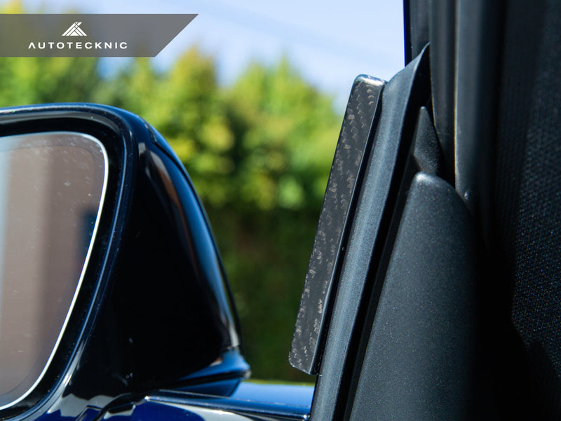 AutoTecknic Version III Dry Carbon Side Mirror Wind Deflector Set - A90 Supra 2020-Up