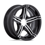 HE1827 14X6 5X4.5 -6 G-BLK-MCH (NO CAP)