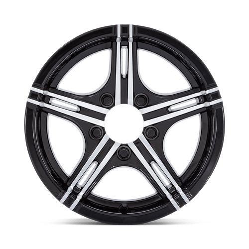 HE1827 15X6 6X5.5 G-BLK MACH -6MM