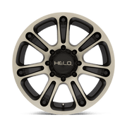 HE904 20X9 5X5.0 SATIN BLACK DTCC -12MM