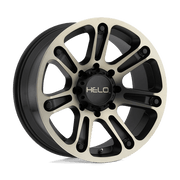 HE904 20X9 5X5.0 SATIN BLACK DTCC -12MM