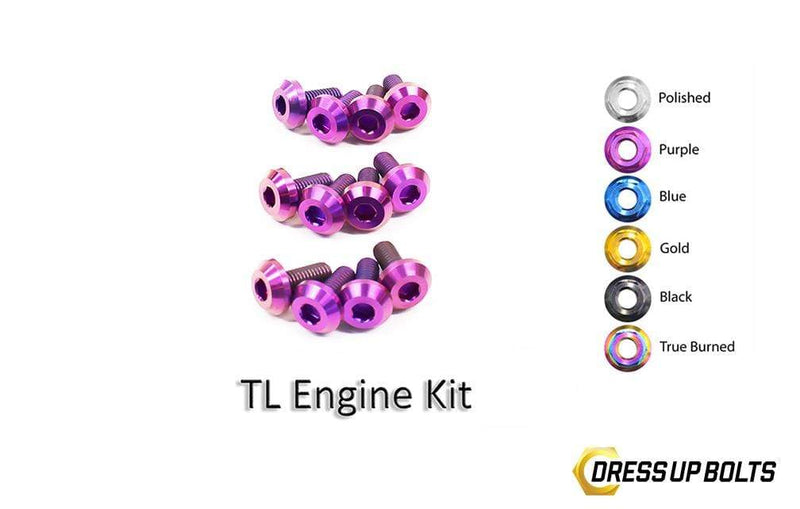 Dress Up Bolts Titanium Hardware Engine Kit - J32A3 Engine
