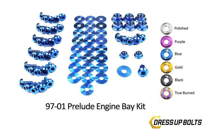 Honda Prelude (1997-2001) Titanium Ti Dress Up Bolts Engine Bay Kit