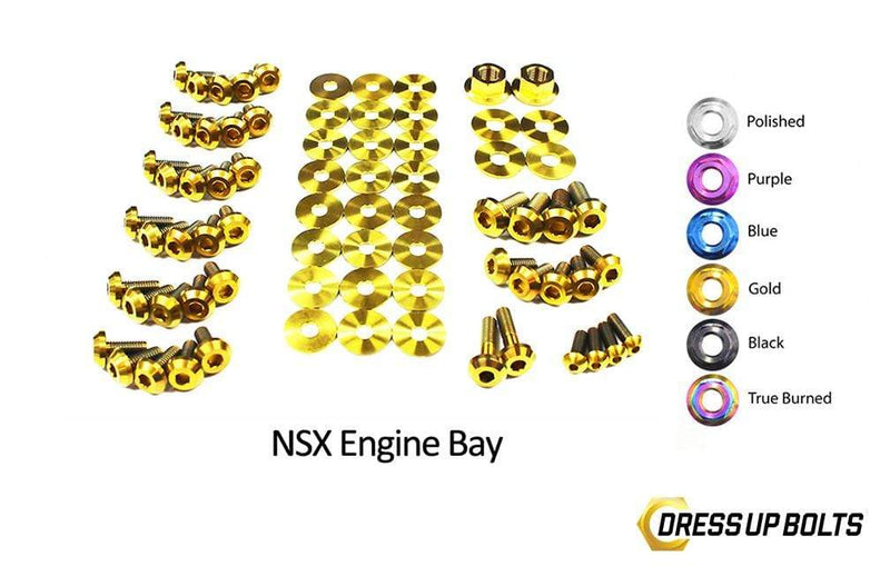 Acura NSX (1990-2005) Titanium Dress Up Bolts Engine Bay Kit