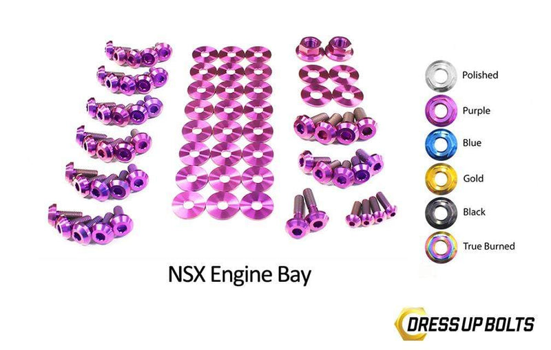 Acura NSX (1990-2005) Titanium Dress Up Bolts Engine Bay Kit