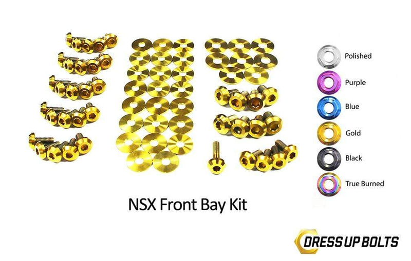 Honda NSX (1990-2005) Titanium Dress Up Bolts Front Bay Kit