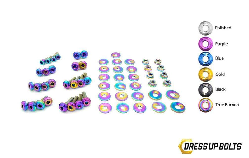 Dress Up Bolts Titanium Hardware Engine Bay Kit - Hyundai Veloster (2019-2022)