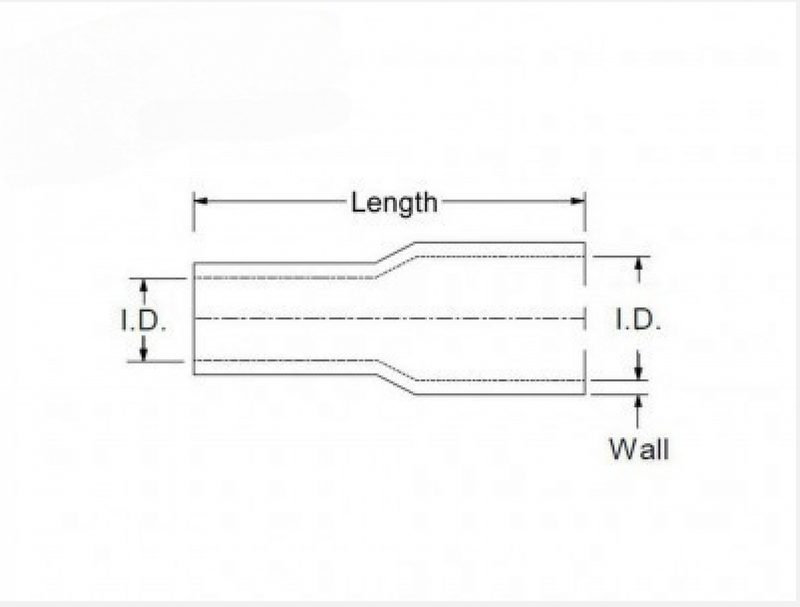 BOOST Products Silicone Reducer Coupler, 2-3/8" - 1-3/4" ID, Black