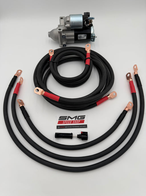 SMG C5 and C6 Corvette hot start kit with heavy-gauge replacement cables