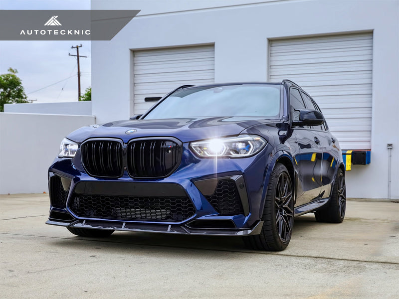 AutoTecknic Performance Dry Carbon Front Lip Set - F95 X5M