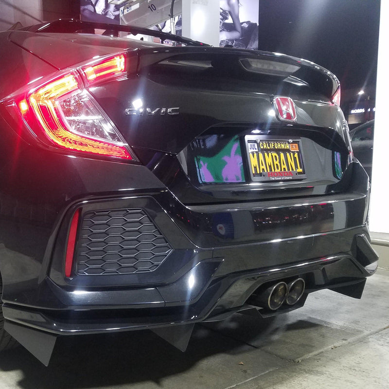 2017-2019 Honda Civic Rear Diffuser (Hatch [Sport, Sport Touring]) V1