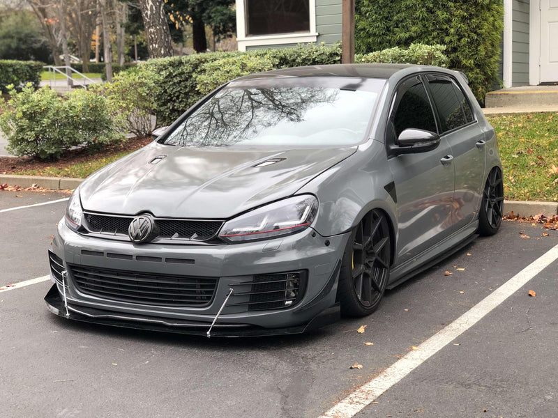 2010-2013 Volkswagen Golf Gti  Splitter (Mk6) V2