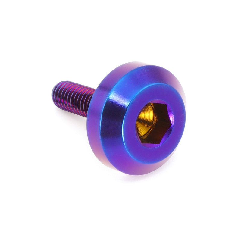 Dress Up Bolts Titanium Hardware Steering Wheel Kit - Motor Head Design