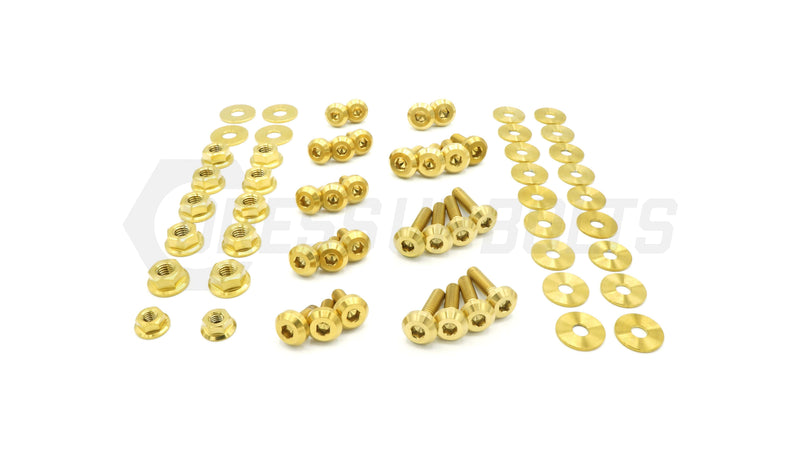 Dress Up Bolts Titanium Hardware Engine Bay Kit - Infiniti Q50 (2014-2015)