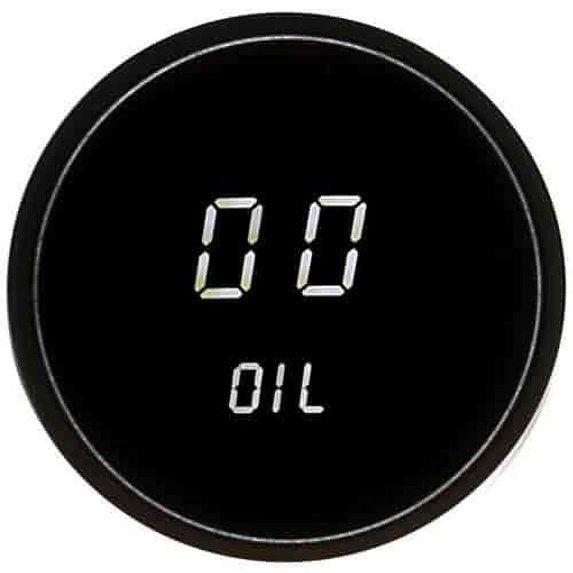 2-1/16 LED Digital Oil Pressure Gauge 0-99 PSI