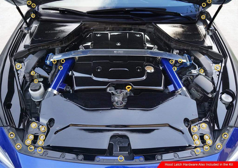 Dress Up Bolts Titanium Hardware Engine Bay Kit - Infiniti Q60 (2014-2015)