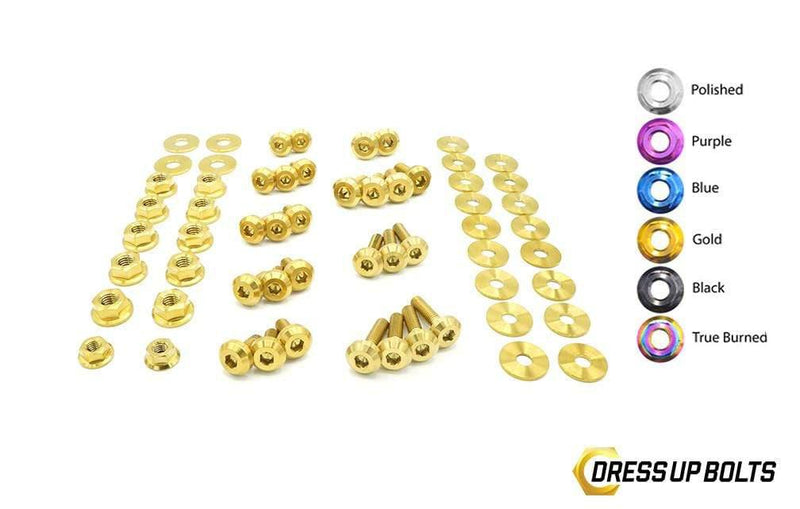 Dress Up Bolts Titanium Hardware Engine Bay Kit - Infiniti Q50 (2016-Present)