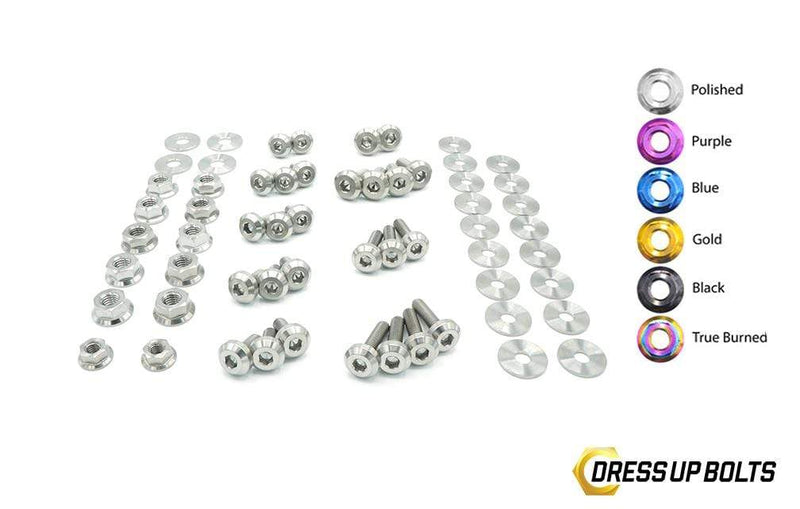 Dress Up Bolts Titanium Hardware Engine Bay Kit - Infiniti Q50 (2016-Present)