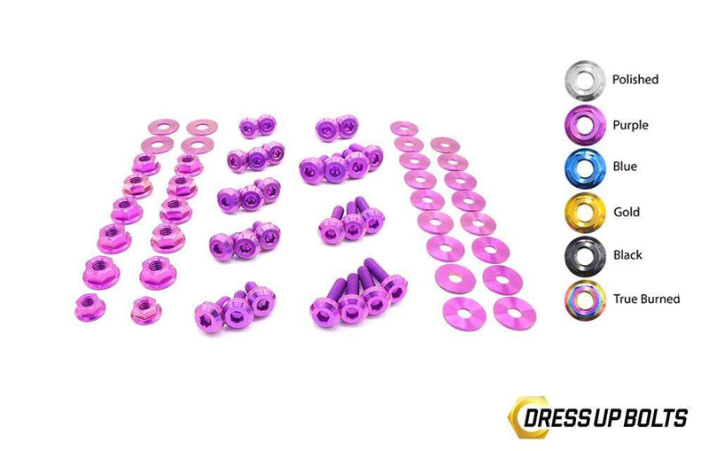 Dress Up Bolts Titanium Hardware Engine Bay Kit - Infiniti Q50 (2016-Present)