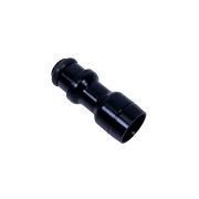 Black anodized TooHighPsi injector extension detail
