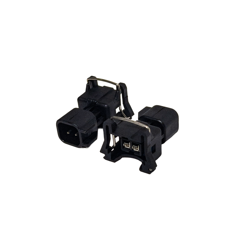 TooHighPsi square plug EV1 to USCAR EV6 injector adapters set of eight