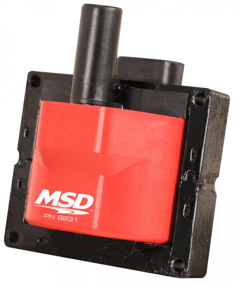 MSD Ignition Connector Coil, Red, 1996-1997 GM engines, Individual