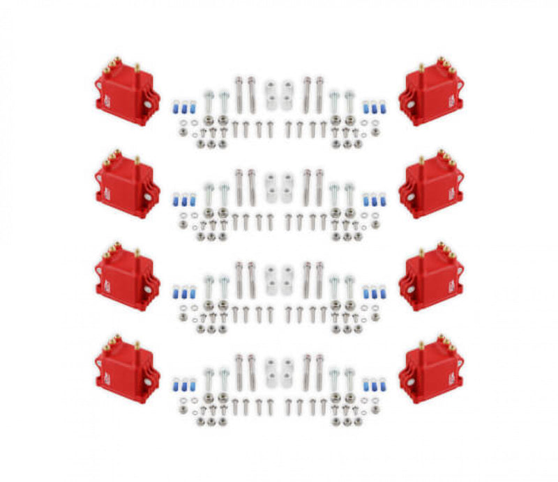 MSD Ignition Coil - High Output - 8-Pack - Red