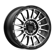 KM542 17X8 5X4.25 S-BLK MACH 38MM