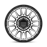 KM542 16X8 6X5.5 S-BLK MACH 00MM