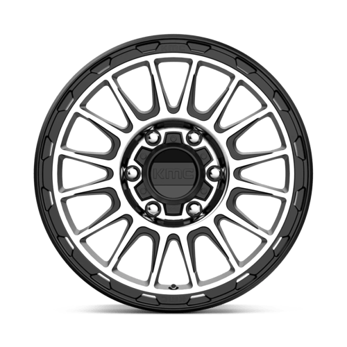 KM542 16X8 6X5.5 S-BLK MACH 00MM