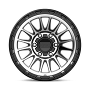 KM542 17X8.5 6X5.5 S-BLK MACH 00MM