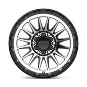 KM542 17X9 6X135 S-BLK MACH 18MM