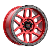 KM544 17X9 5X5.0 C-RED BLK-LP 18MM