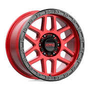 KM544 18X9 6X5.5 C-RED BLK-LP 18MM