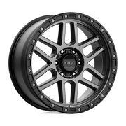 KM544 17X9 6X4.5 S-BLK GTCC 18MM CB 66.1
