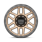 KM544 17X9 8X6.5 M-BRZ BLK LP 18MM