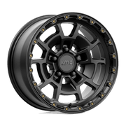 KM718 17X8.5 5X5.0 S-BLK 00MM