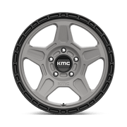 KM721 16X7 5X4.5 S-GRAY BLK LP 15MM
