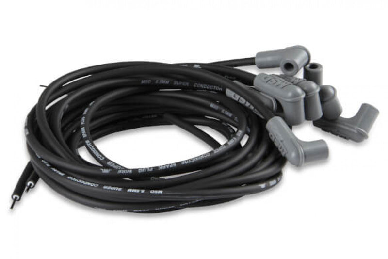 Black Super Conductor Universal 8 Cyl, 90¬∞ Plug/90¬∞ Plug